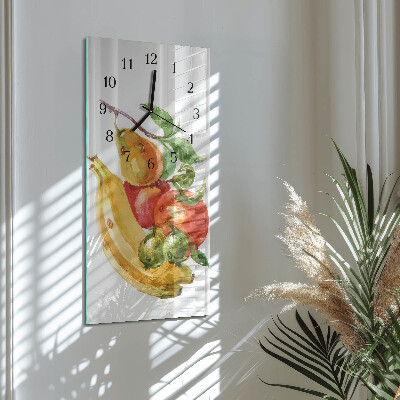 Vertikale Uhr Obst