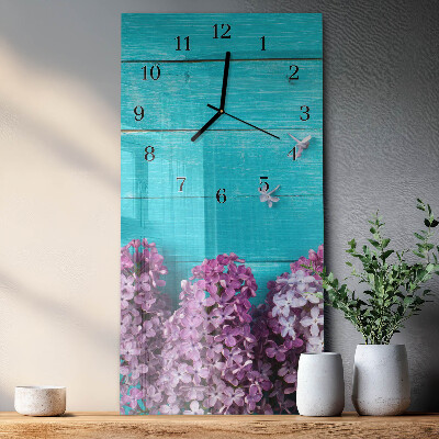 Moderne wanduhr vertikal Baum