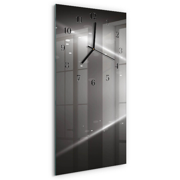 Moderne wanduhr vertikal Muster