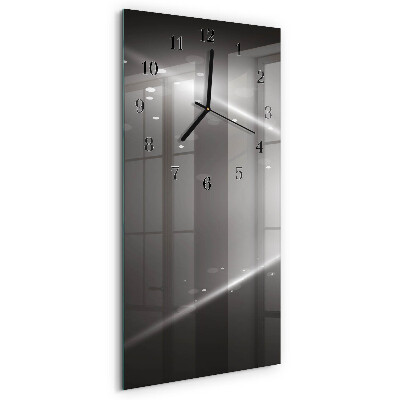 Moderne wanduhr vertikal Muster