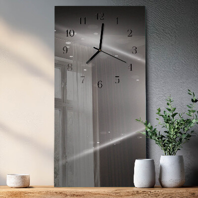 Moderne wanduhr vertikal Muster