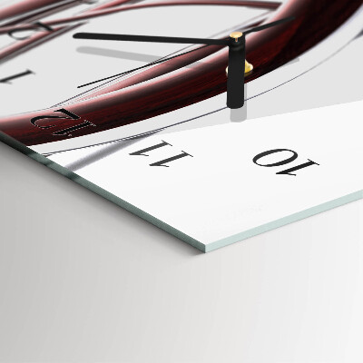 Wanduhr mit motiv vertikal Muster