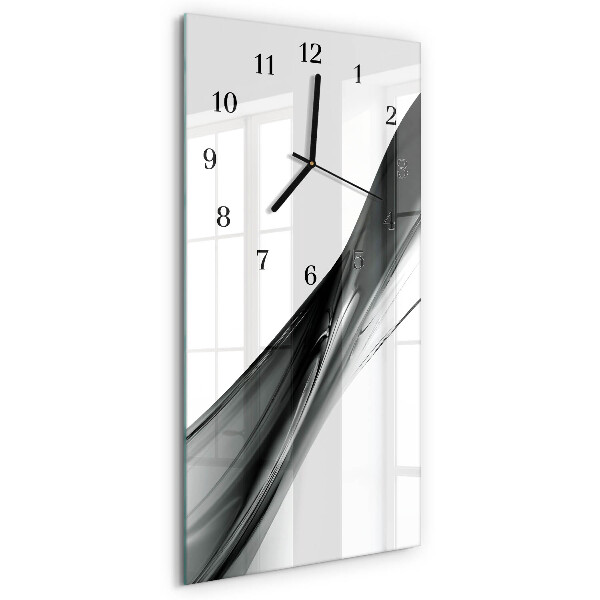 Vertikale glas wanduhr Muster