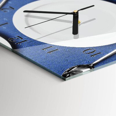 Wanduhr mit motiv vertikal Platte