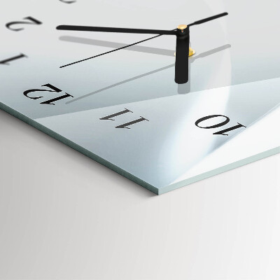 Vertikale glas wanduhr Muster