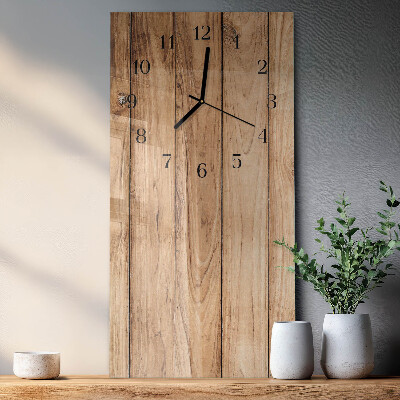 Wanduhr mit motiv vertikal Holz