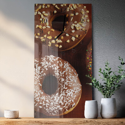 Vertikale Uhr Donuts