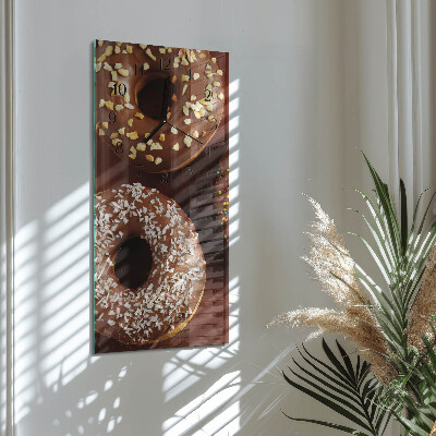 Vertikale Uhr Donuts