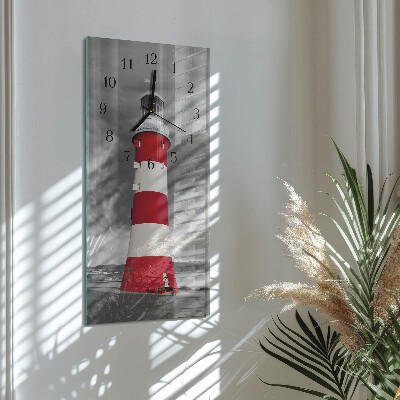 Vertikale Uhr Leuchtturm