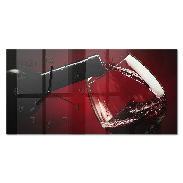 Glasuhr horizontal Weinkrug
