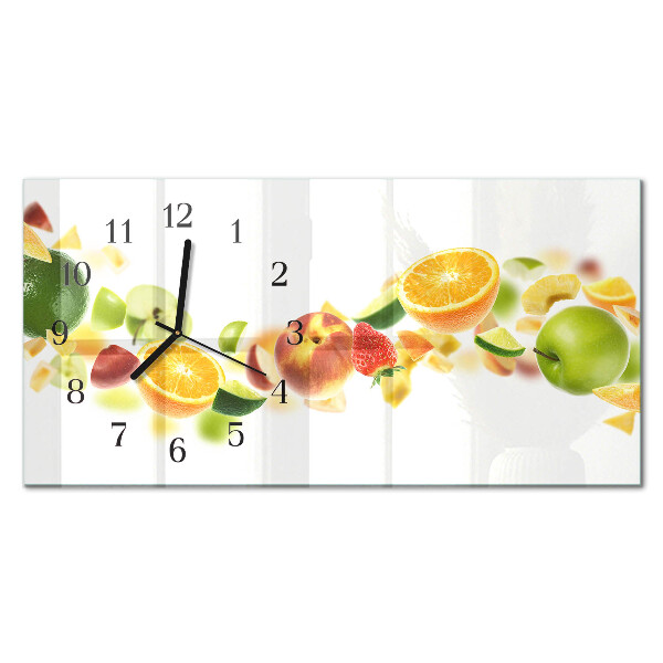 Glasuhr horizontal Fruchtmischung