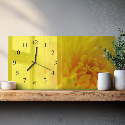 Glas wanduhr mit motiv horizontal Tonhöhe