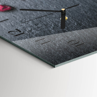 Wanduhr aus glas horizontal Fruchtcocktail