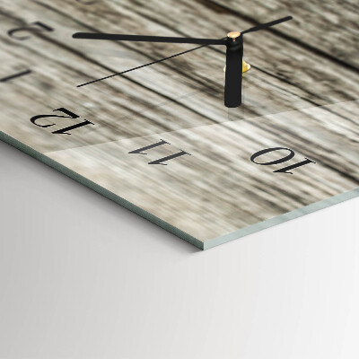 Glas wanduhr mit motiv horizontal Apple-Schrott