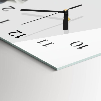 Wanduhr aus glas horizontal Blaubeeren